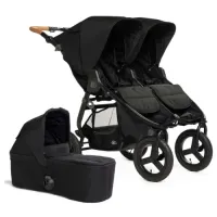 Коляска 2в1 для двійні Bumbleride Indie Twin Black