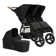 Коляска 2в1 для двійні Bumbleride Indie Twin Black
