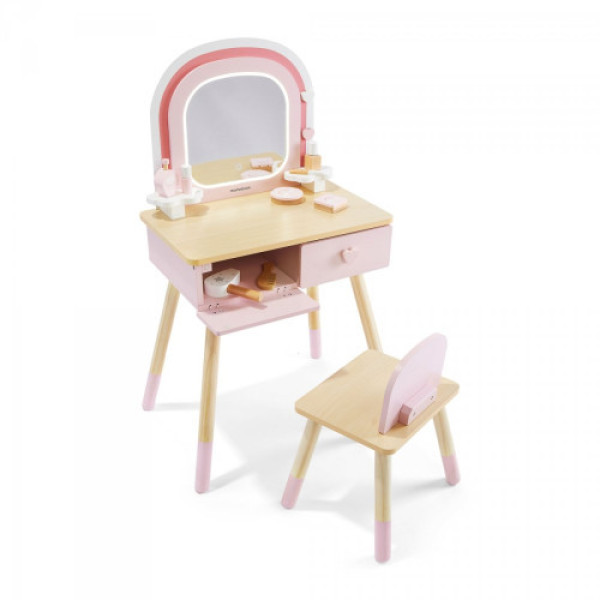 Дитячий туалетний столик Mamabrum з табуретом і LED підсвічуванням MAM273 VANITY TABLE