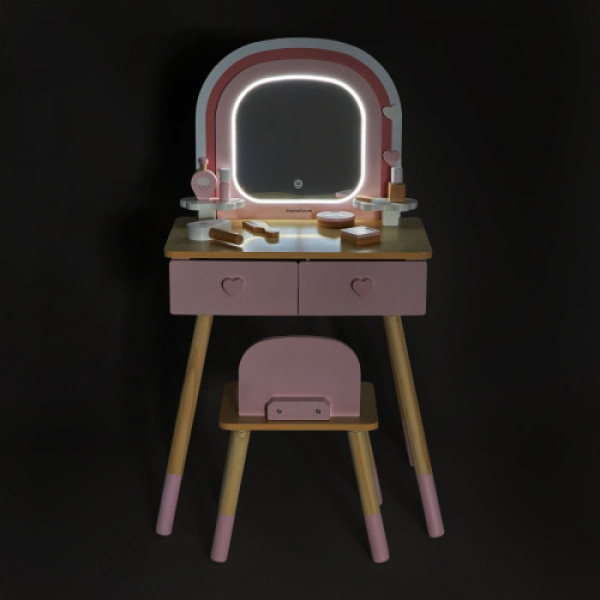 Дитячий туалетний столик Mamabrum з табуретом і LED підсвічуванням MAM273 VANITY TABLE