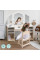 Дитячий туалетний столик Mamabrum з табуретом і LED підсвічуванням MAM238 VANITY TABLE