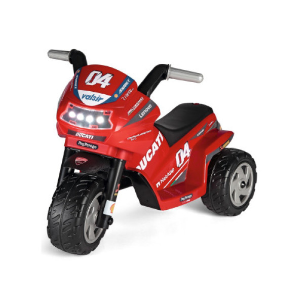 Диятчий триколісний електробайк Pep Perego MINI DUCATI EVO 6V