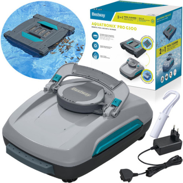 Автоматический аккумуляторный пылесос для бассейна Bestway AquaTronix ProG300 58942