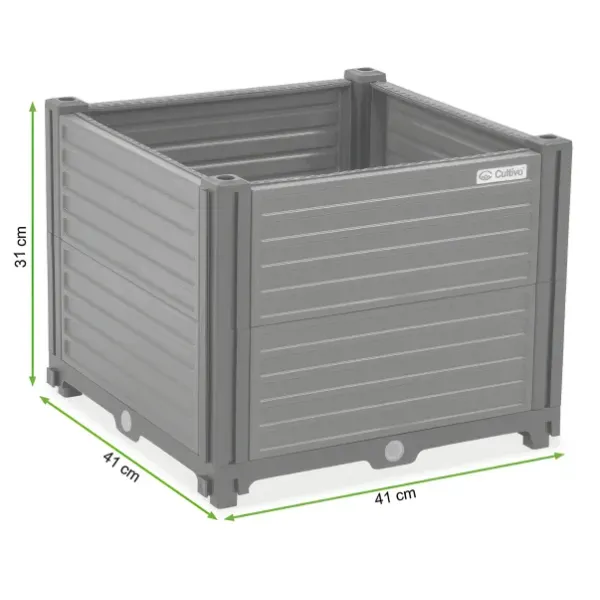 Підвищена клумба - грядка Cultivo  GROW BOX S 41x41x31cm 005436