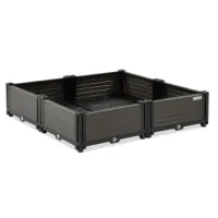 Повышенная клумба - грядка Cultivo GROW CUBE L 82x82x17cm 005433