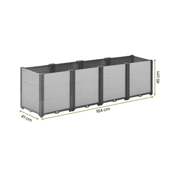 Підвищена клумба - грядка Cultivo GROW BOX PLUS XL 164x41x45CM 008518