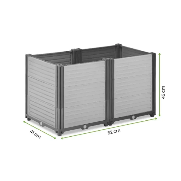 Підвищена клумба - грядка Cultivo GROW BOX PLUS M 82x41x45CM 008516