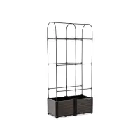 Повышенная клумба - грядка + стойка Cultivo GROW ROUND SET 84x42x180 см 005445