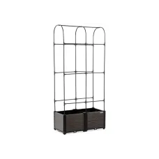 Підвищена клумба - грядка + стійка Cultivo GROW ROUND SET 84x42x180 см 005445