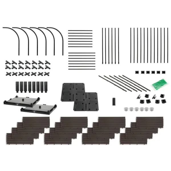 Повышенная клумба - грядка + стойка Cultivo GROW ROUND SET 84x42x180 см 005445