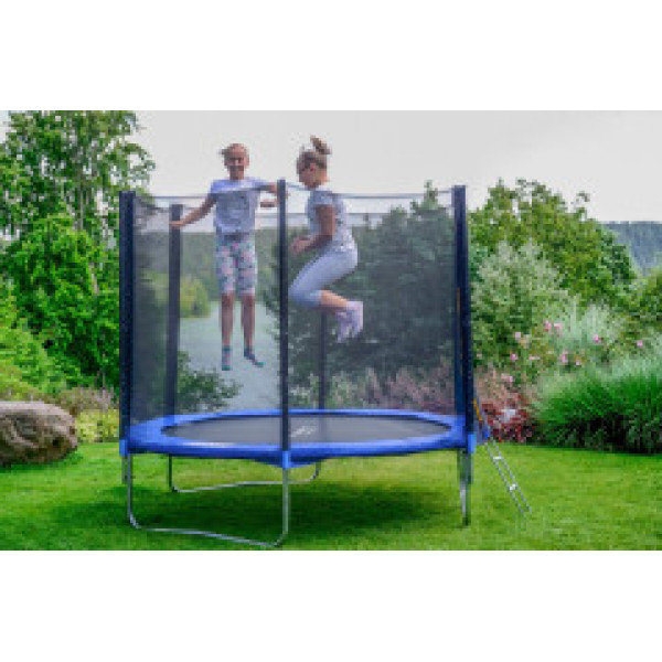 Батут для дітей FunFit з драбиною 252см 841