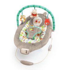 Шезлонг - качели BRIGHT STARTS Winnie The Pooh Dots & Hunny Pots Bouncer