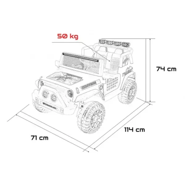 Детский электромобиль Ramiz Jeep BEAST 4x4