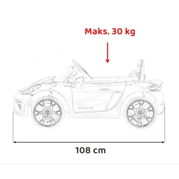 Детский электромобиль Ramiz Porsche Spyder RS ​​718