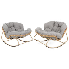 Садовое кресло-качалка HOME & GARDEN Palermo 1+1