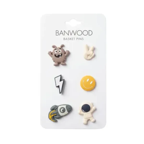 Значки для корзины BANWOOD PIN