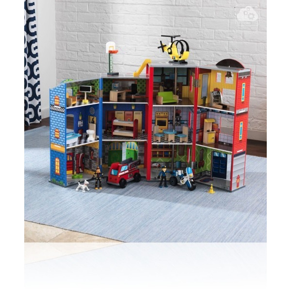 Ігровий набір KidKraft Everyday Heroes Wooden Play Set 63239