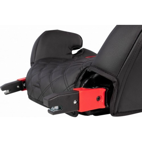Автокрісло-бустер Osann Junior Isofix з ременем Gurtfix - Black Leather
