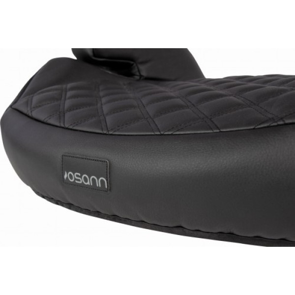 Автокрісло-бустер Osann Junior Isofix з ременем Gurtfix - Black Leather