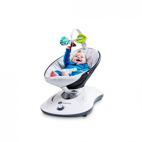 Крісло-гойдалка 4Moms RockaRoo ﻿Dark Grey Cool Mesh