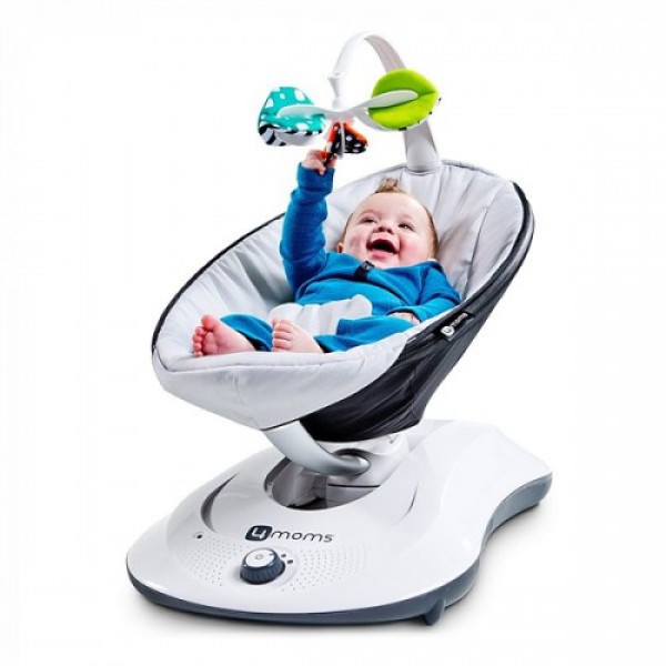 Крісло-гойдалка 4Moms RockaRoo Grey Classic