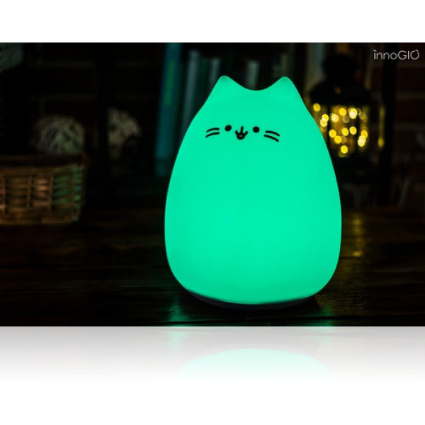 Нічник силіконовий InnoGIO Kitty Maxi