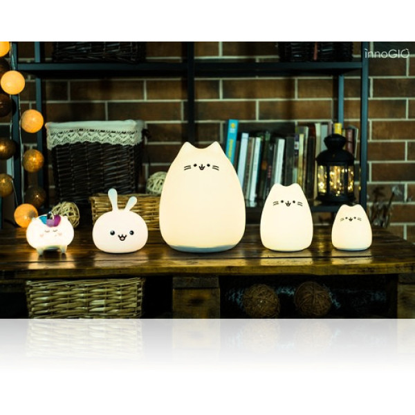 Нічник силіконовий InnoGIO Kitty Maxi