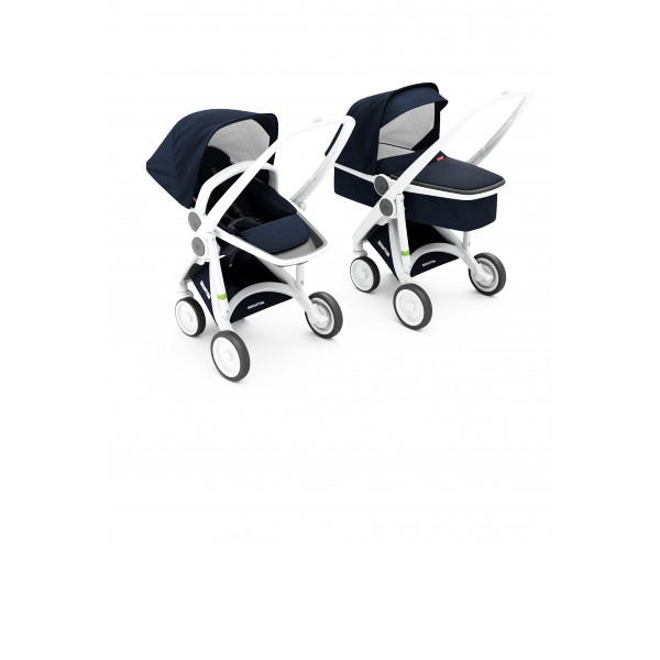 Коляска Greentom 2в1 шасси White