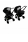 Коляска Greentom 2в1 шасси Black