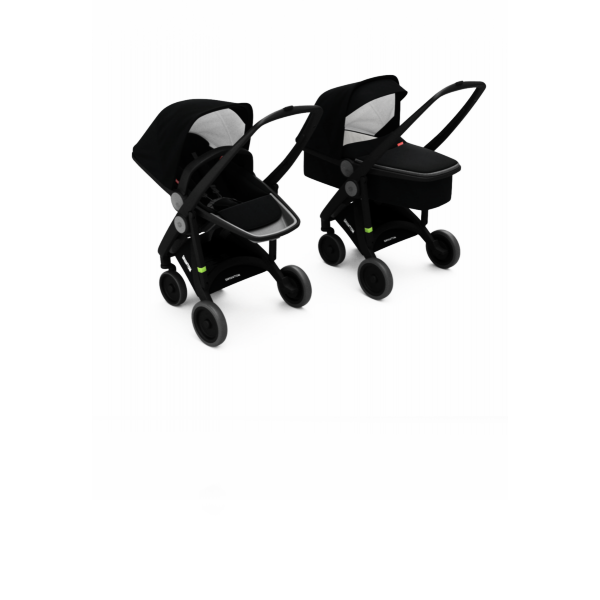 Коляска Greentom 2в1 шасси Black