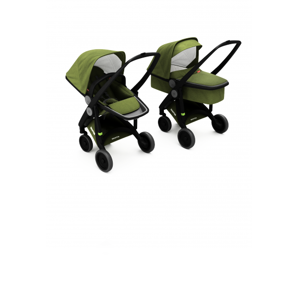 Коляска Greentom 2в1 шасси Black
