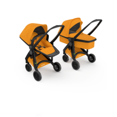 Коляска Greentom 2в1 шасси Black