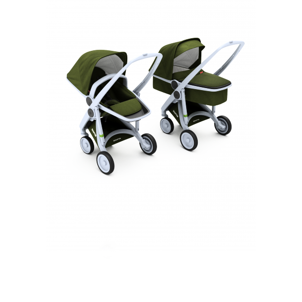 Коляска Greentom 2в1 шасси Grаy