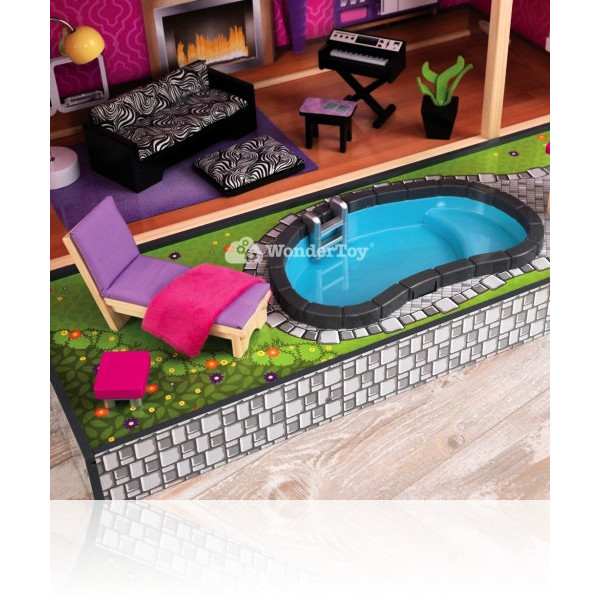 Ляльковий будиночок KidKraft Luxurious Uptown Residence with Pool of light and sound 65833