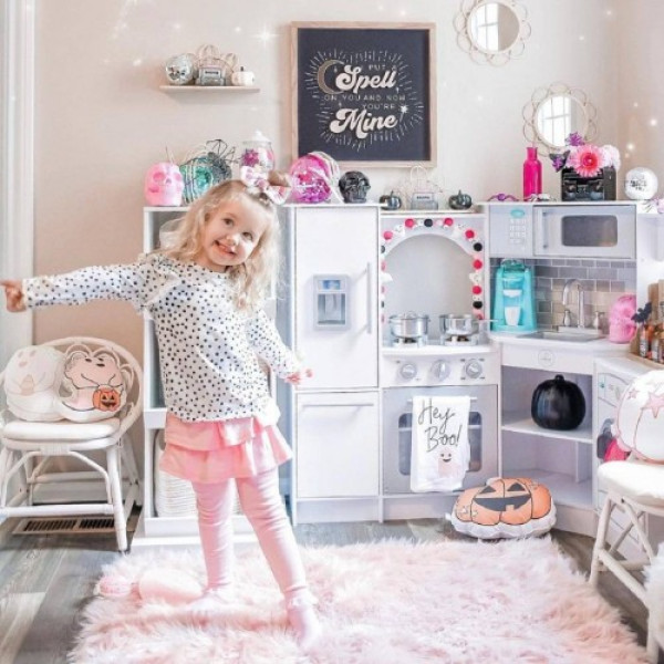 Детская угловая, большая кухня со светом и звуком KidKraft 53386