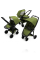 Коляска 3в1 Greentom шасі Black