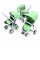 Коляска 3в1 Greentom шасси Gray