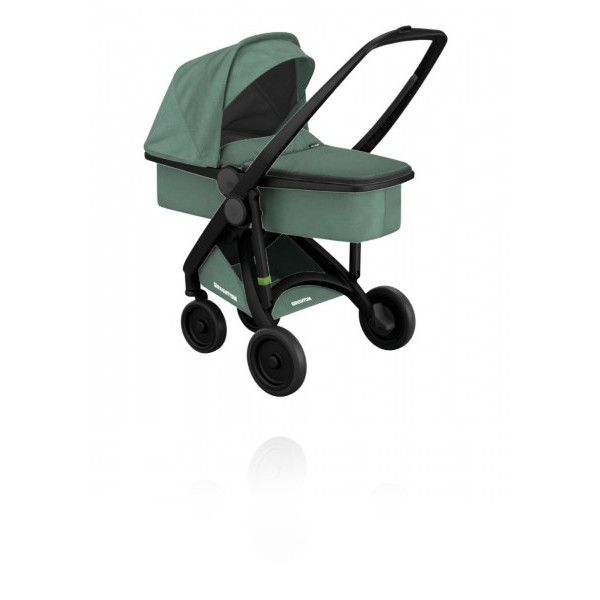 Коляска Greentom Upp Carrycot шасси Black