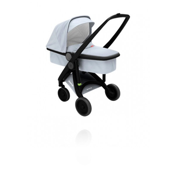 Коляска Greentom Upp Carrycot шасси Black