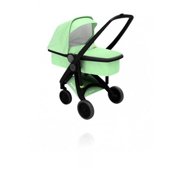 Коляска Greentom Upp Carrycot шасси Black