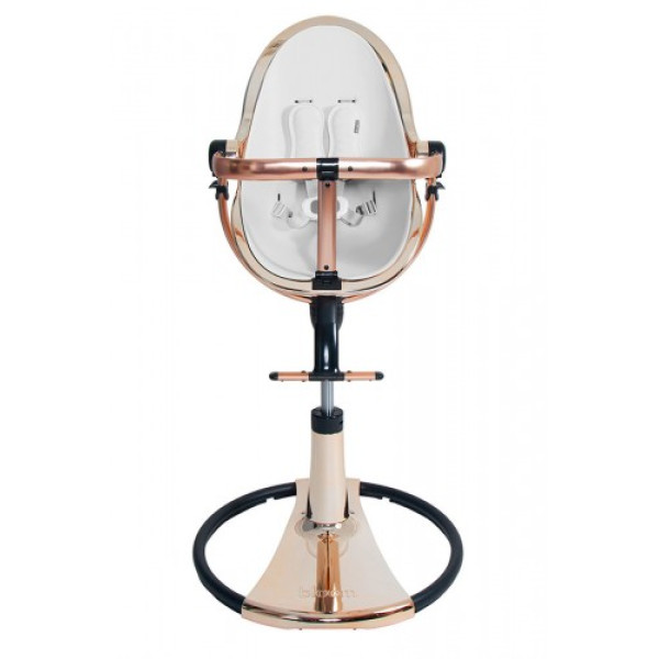 Стільчик Bloom Fresco Chrome Rosegold/black