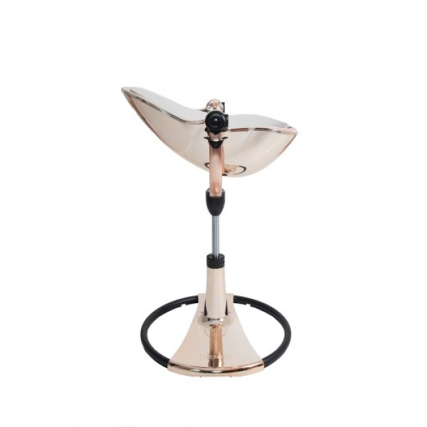 Стільчик Bloom Fresco Chrome Rosegold/black