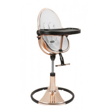 Стільчик Bloom Fresco Chrome Rosegold/black