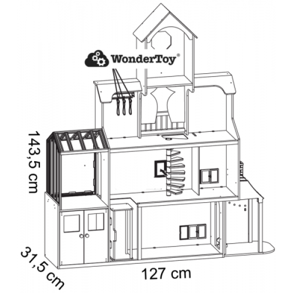 Ляльковий будиночок KidKraft Celeste Mansion 65979