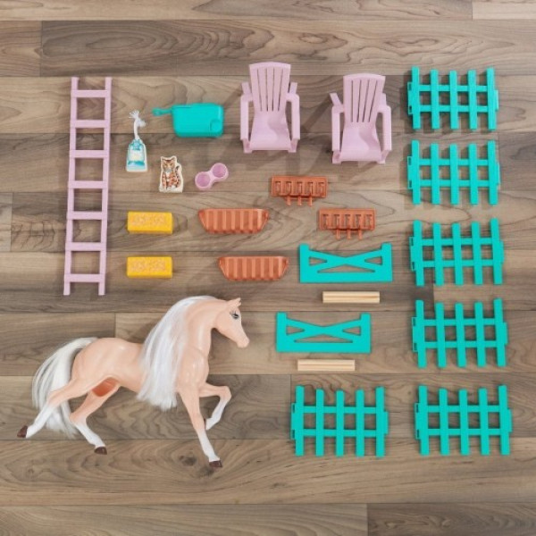 Конюшня з загоном, конем та аксесуарами - Kidkraft Sweet Meadow 63534