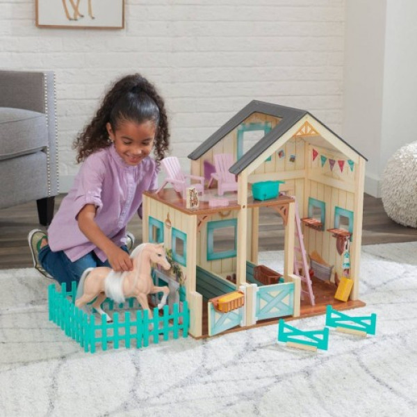 Конюшня з загоном, конем та аксесуарами - Kidkraft Sweet Meadow 63534