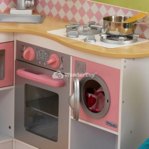 Дитяча кухня KidKraft Велика кутова кухня Гурман Gourmet 53185