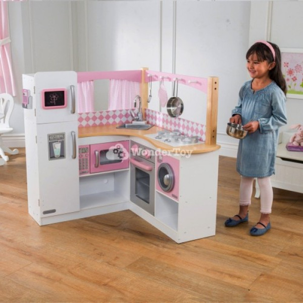 Дитяча кухня KidKraft Велика кутова кухня Гурман Gourmet 53185