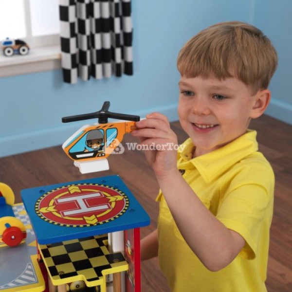 Деревянный автотрек Мега Рампа Kidkraft 63267