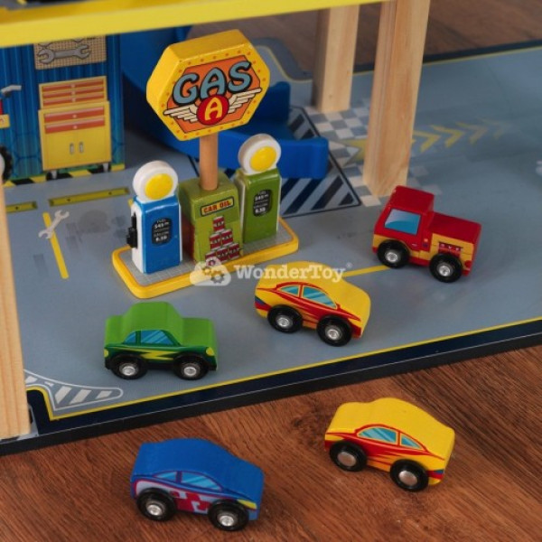 Деревянный автотрек Мега Рампа Kidkraft 63267